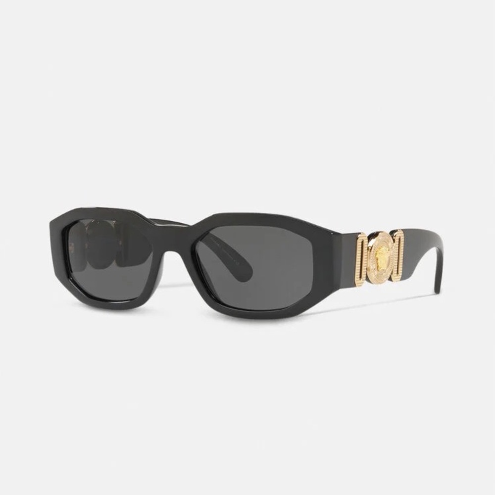Black Versace sunglasses, style “biggie”
